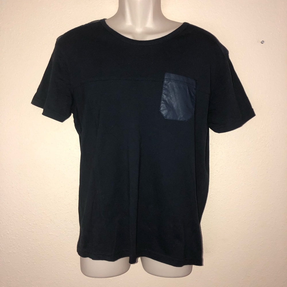 American Stitch navy blue sizeL short sleeve shirt